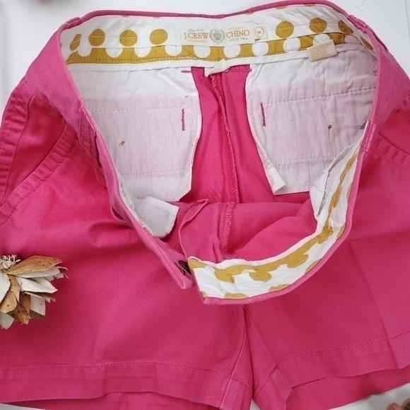 J. Crew Chino Classic Twill City Fit Pink Shorts 4 - Picture 7 of 9